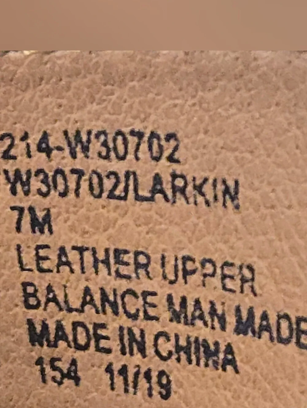 White Mountain strap leather